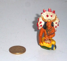 FIGURINE STARLUX - LES INDIENS - CHEF INDIEN ASSIS