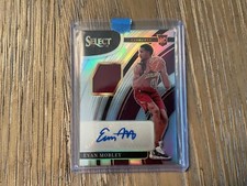2021-22 Panini Select Basketball Evan Mobley Silver RPA 150/199 Rookie Auto