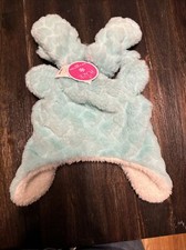 NWT Children  s Place Mint / Light Blue Sherpa Hat Mitten Set 2-3 Girl Winter Hat