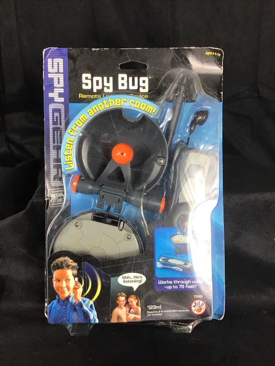 NEW Spy Gear Spy Bug Remote Listening Device 70068 2003 Wild