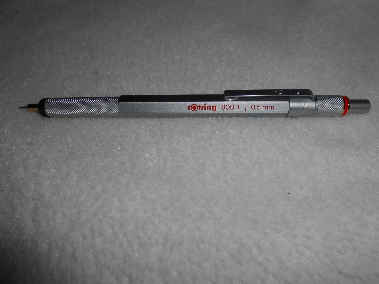 rOtring 800 Retractable Mechanical Pencil, 0.5 mm, Silver Barrel