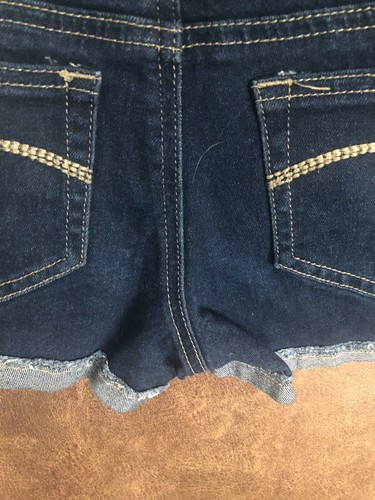 Justice patriotic American flag denim shorts size 12 Bling Excellent 🇺🇸🇺🇸 - Picture 11 of 20
