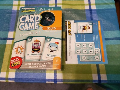 6Ga 2016 Chemistry Liquid Card Game Complete Mattel 