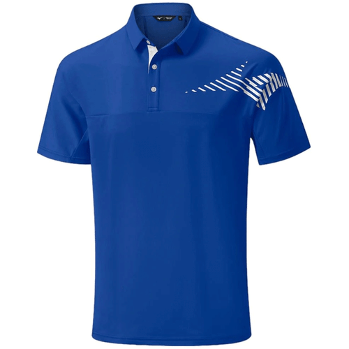 MIZUNO LASER RB MENS GOLF POLO SHIRT / ALL COLOURS & SIZES / 2025 MODEL - Picture 2 of 7