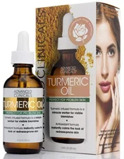Advanced Clinicals Turmeric Oil For Problem Skin 1.8 Fl Oz (53mL)