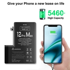 5460mAh Internal Battery Replacement For iPhone 12 Pro Max High Capacity Quality