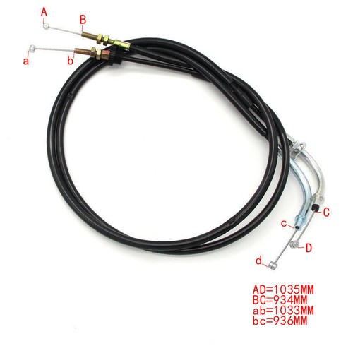 Throttle Cable Wires For Yamaha YBR125 YBR125ED 2010-2014 YBR250 2007-2011 - Picture 6 of 6
