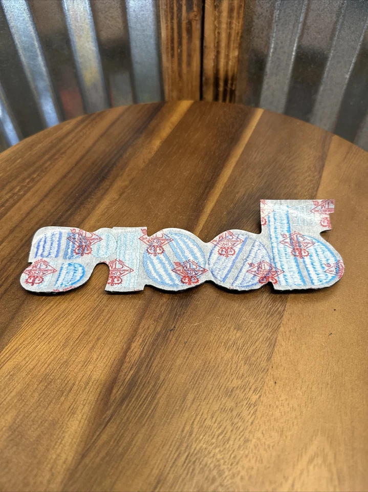 Retro The Doors Iron On Patch Azul Sobre Negro 9” Nuevo Antiguo Stock Foto 2 de 2