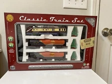 Classic Train Set WOW TOYZ 20 Pieces Battery Operated Train Set New In Box