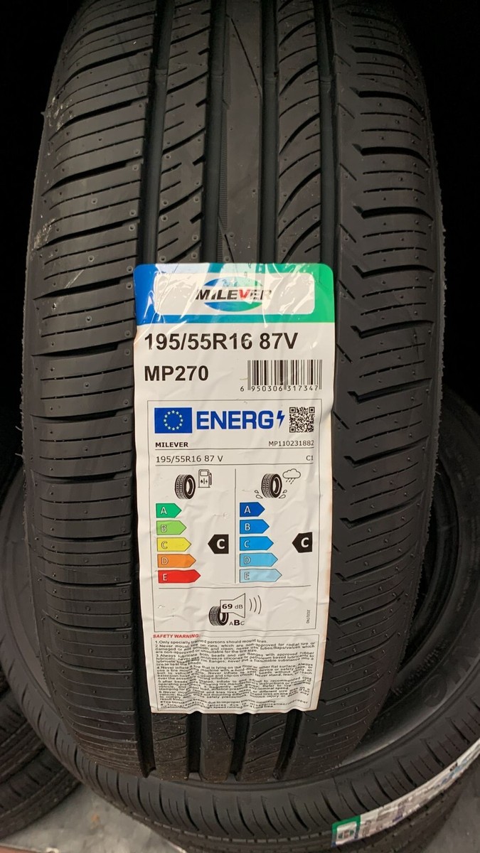 Pneumatici gomme nuove 195 55 R 16 87V MILEVER ARO 14 MP270 DOT