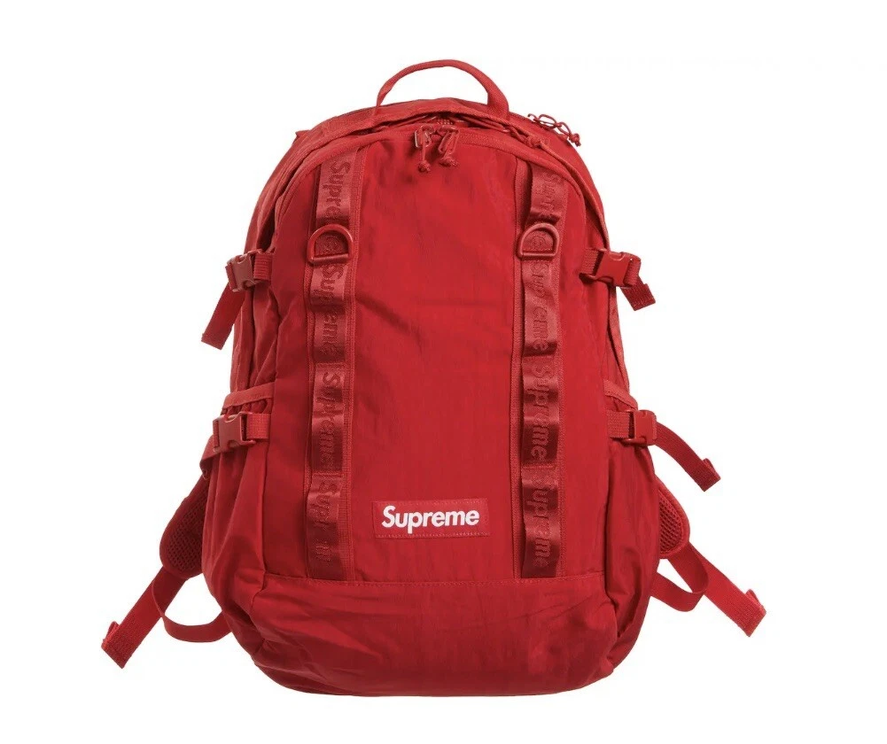 SUPREME RED BACKPACK OS FW21 (100% AUTHENTIC) BRAND NEW AND STILL