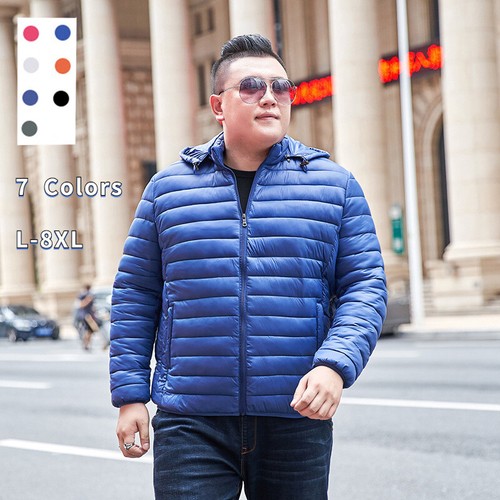 Men Oversize Puffer Jacket Rain Coat 