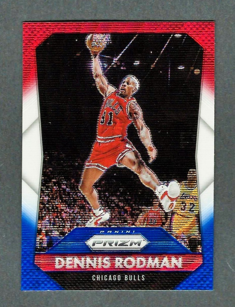 2015-16 Panini Prizm Red White Blue #245 Dennis Rodman Chicago Bulls