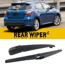 Replacement For 2003-2008 Toyota Matrix Rear Windshield Back Wiper Arm Blade Set