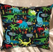 DINOSAURS / Animals / Colorful / Fun / Children's Medium PILLOW / New