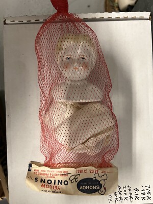 Vintage 1960s Snoboy Porcelain Doll Super Rare