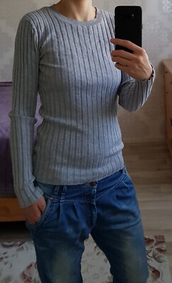 Pull T-Shirt manches longues, côtelé, très Taille Yessica by C&A 