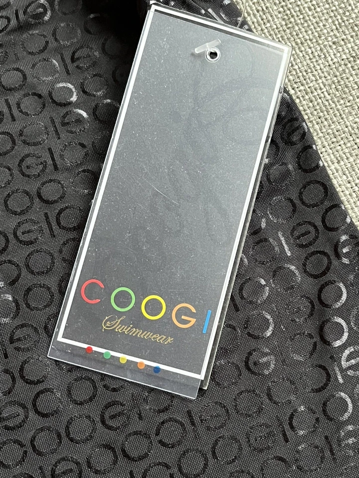 Camiseta sin mangas COOGI o encubrimiento de natación niñas talla 10 nueva con etiquetas negra semi transparente Foto 4 de 4
