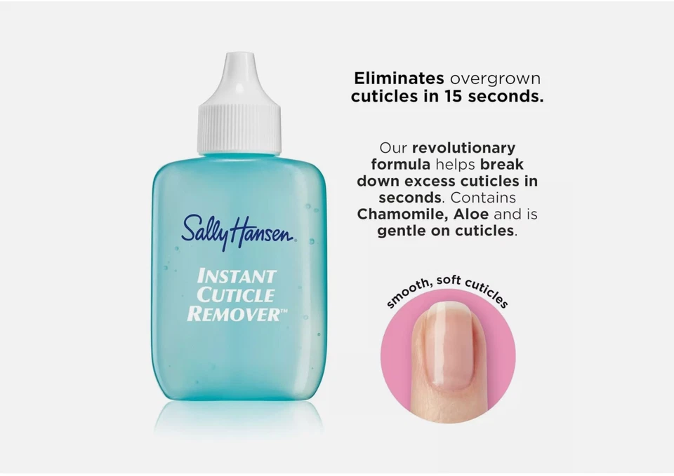 Paquete de 1 removedor instantáneo de cutículas Sally Hansen de 1 fl oz en 15 segundos Foto 3 de 4