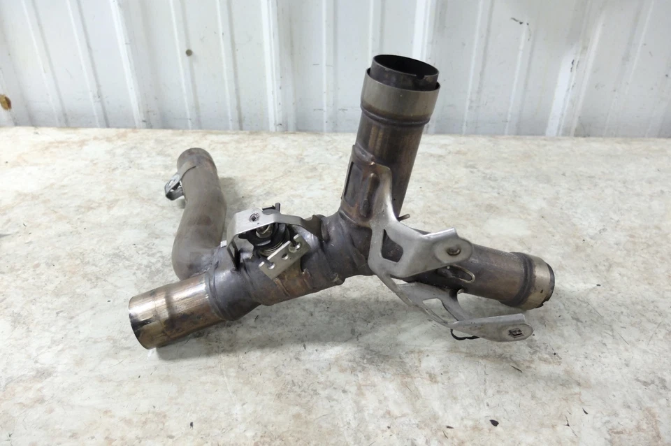 09 Ducati Monster 1100 S silenciador tubo escape conector colector tubos Foto 2 de 4