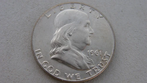 1961-D Franklin Silver Half Dollar BU