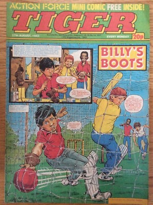Tiger 27/8/83 Ian Botham, Leicestershire C.C.C. IPC UK Comic 