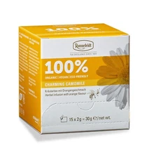 Ronnefeldt 100% Charming Camomile. 15 Organic herbal tea bags. Caffeine free.