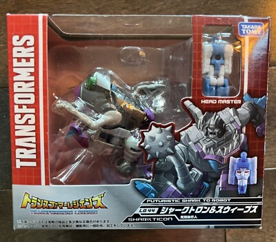 Authentic Takara Tomy Transformer Legend LG-44 SHARKTICON Titan Return Headmaste