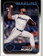 2024 Topps Update Roddery Munoz Rookie #US322 RC Miami Marlins