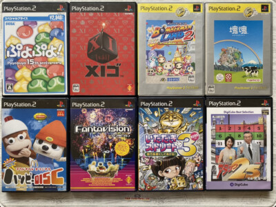 SONY PS2 Puyo Puyo  XIgo Bomberman Katamari Damacy McDonald's Fantavision 8games