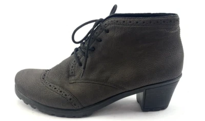 RIEKER DAMENSTIEFEL STIEFELETTEN BOOTS Gr:39 Uk:6 BRAUN - Bild 1 von 4