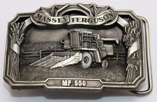 1986 Massey Ferguson MF 550 Combine Belt Buckle 741 of 5000 Iowa Premium Speci