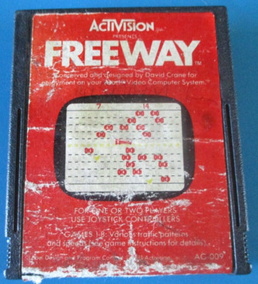 Vintage! Activison Freeway Cartridge for Atari 2600 Video Game Console ...