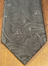 Marc Anthony Black 100 Silk Men  s Neck Tie Made in China