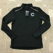 Nike 3/4 Zip Long Sleeve Running Top Shirt Chicago Marathon 2019 CK0763 Men's XL