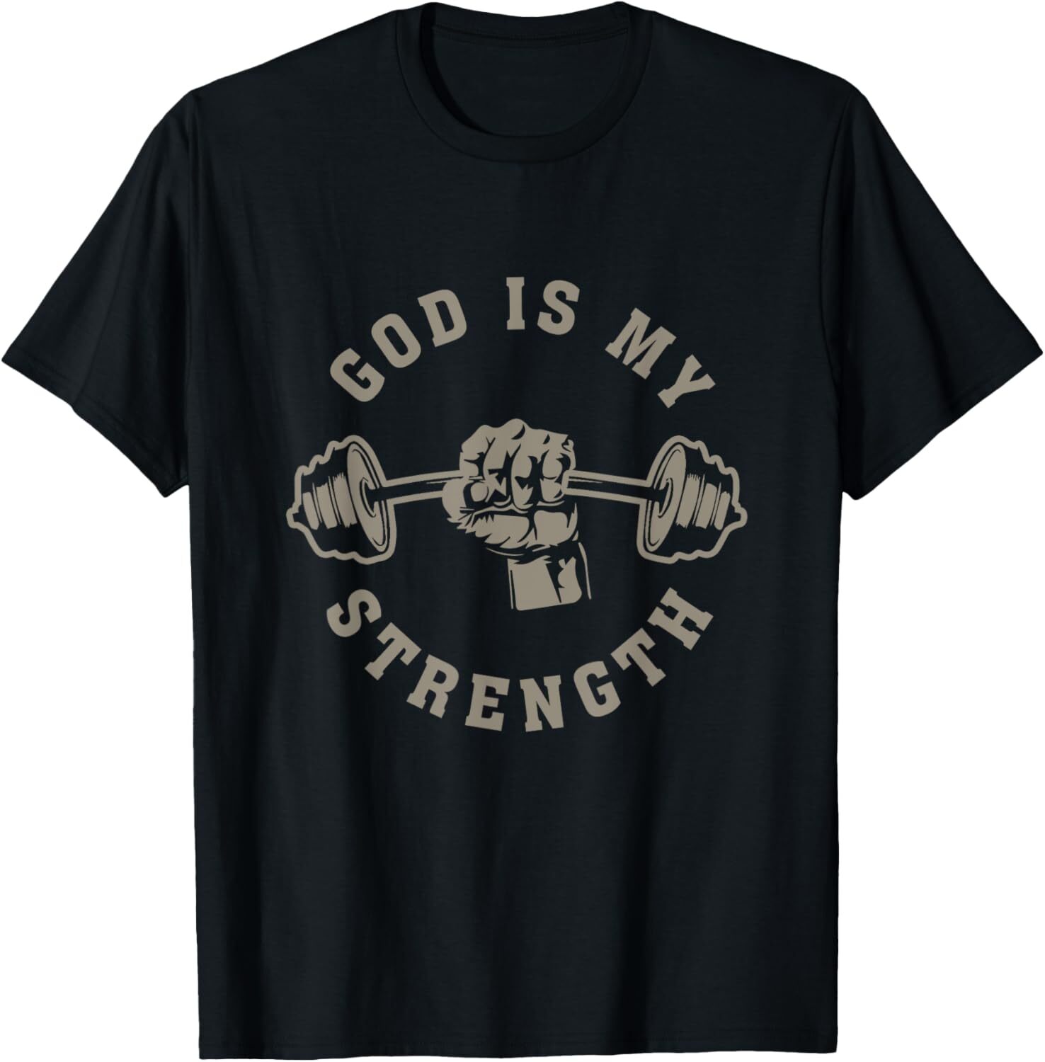 God Is Vintage Art Gym Christian Workout Fitness My Strength T-Shirt Hoodie