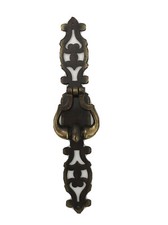 Set/4 Mid Century Metal Brass Cabinet Hardware Door Pulls