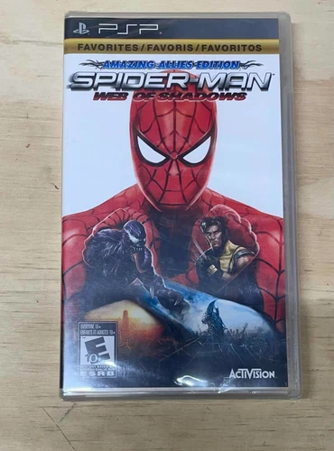 New SEALED! Spider-Man: Web of Shadows - Amazing Allies Edition(Sony PSP, 2008)