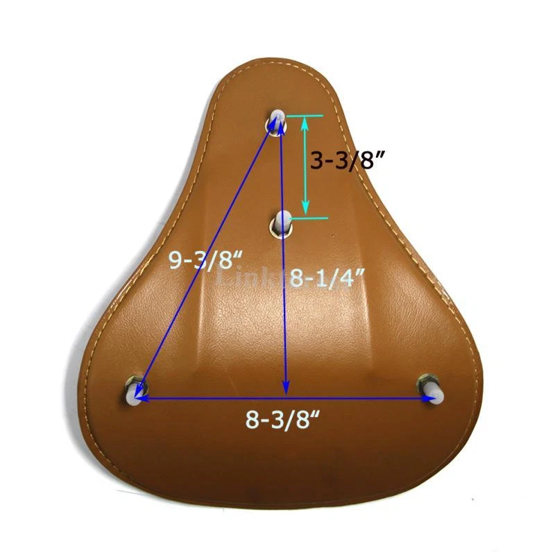 Soporte de resorte personalizado para Harley Davidson 13-3/4" Bobber Solo Seat 3" Foto 3 de 4