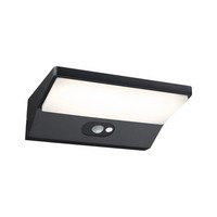 Solar LED AußEnwandleuchte Ronas Bewegungsmelder IP44 3000K 180Lm Dunkelgrau