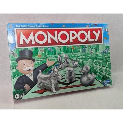 Hasbro Monopoly Board Game Unisex OS Green New Sealed Classic Strategy C1009