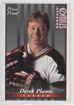1997-98 Donruss Studio Silver Press Proof /1000 Derek Plante #36 0j6