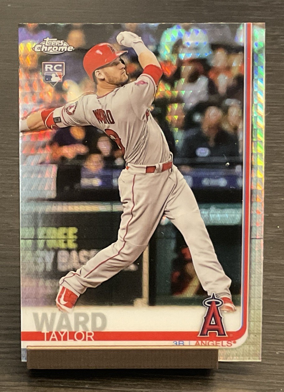 2019 Topps Chrome - Taylor Ward #78 Prism Refractor (RC) Los Angeles Angels