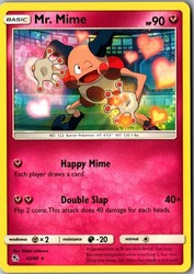 Mr. Mime 43/68 Rare Hidden Fates Pokemon TCG