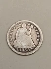 1853 Seated Liberty Silver Half Dime 5C