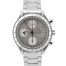 PAPERS Omega Speedmaster Day-Date Chronograph SILVER 39mm Steel 3523.30.00 BOX
