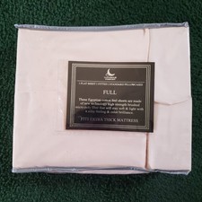 Full Size Bed Sheets Egyptian Cotton Feel fits extra thick mattress 4 Piece Set