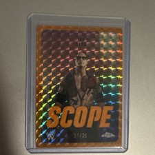 Topps WWE Scope Parallel Wrestling Sports Trading Card The Rock /25 Scope 