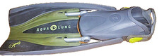 AquaLung Scuba Fin 3 Different Single Fins for Replacement. Express Adj Hot Shot