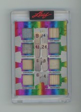 2025 Leaf Baseball Heroes Spectacular Williams Mathews Mays HOF Multi Relic /3